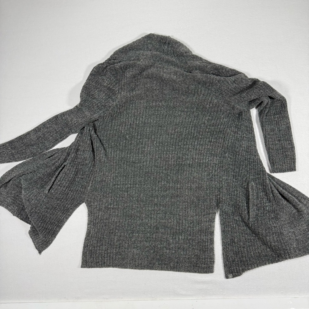 Barefoot Dreams CozyChic‎ Lite Cardigan dark gray LARGE - Picture 5 of 7